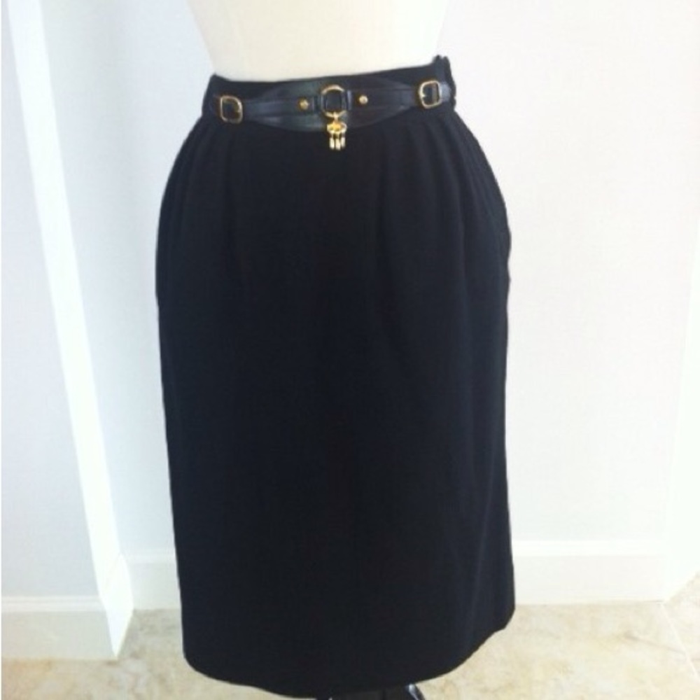Hermes Cashmere Skirt